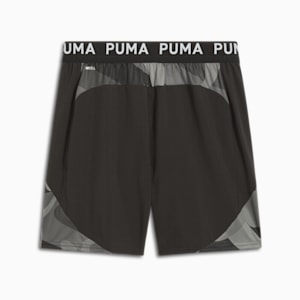 Short PUMA FIT 7 po, homme, PUMA Black-Q2 print, extralarge